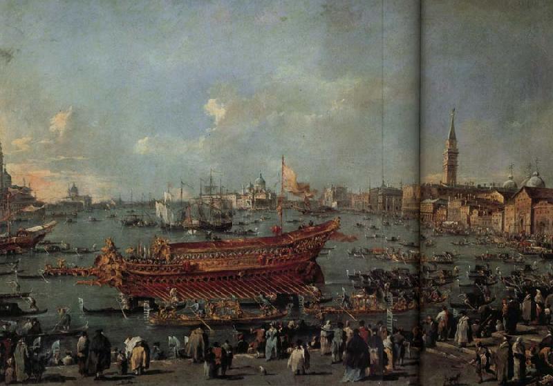Francesco Guardi The Departure of the Doge on Ascension Day China oil painting art